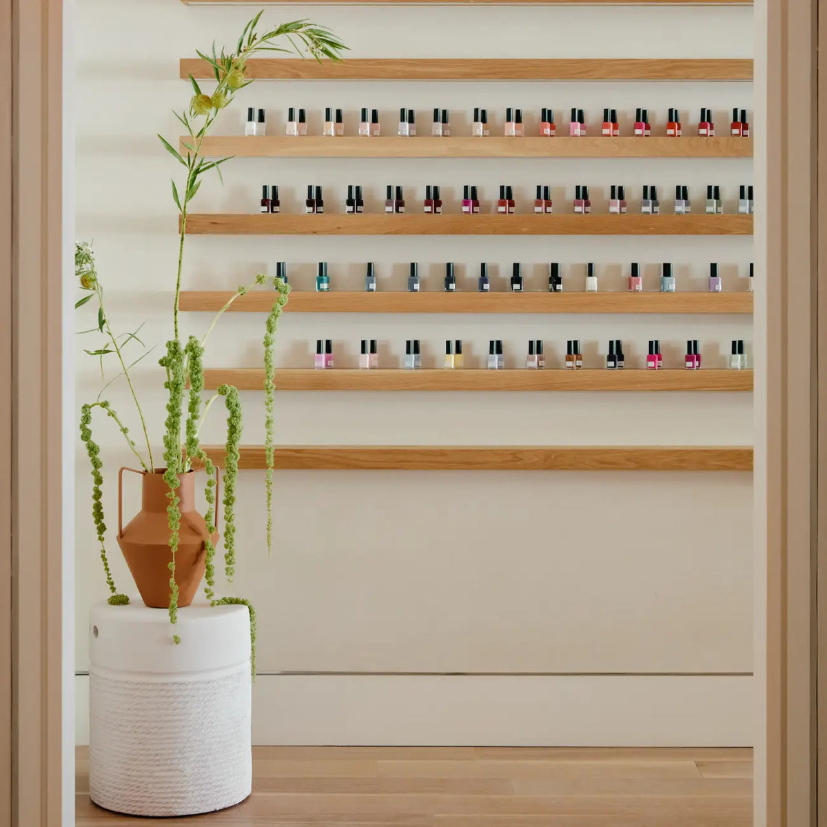 Relaxing nail care at sundays Upper East Side studio — cruelty-free vegan nails New York