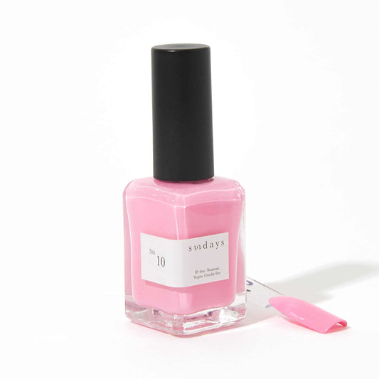 No.10: Non-toxic Bubblegum Pink nail polish