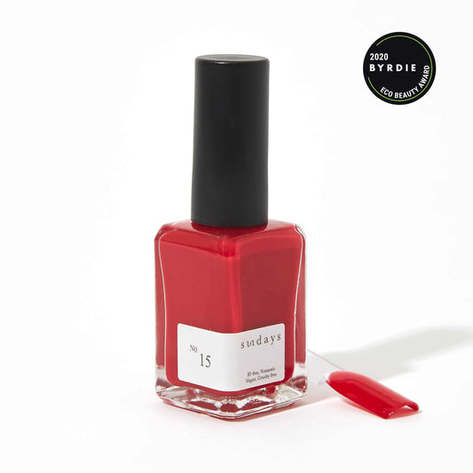 No. 15: Non-toxic Bright Red nail polish