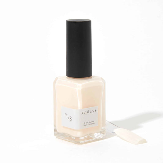 Non-toxic nail polish in soft eggshell (sheer)